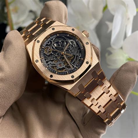 ap skeleton rose gold price